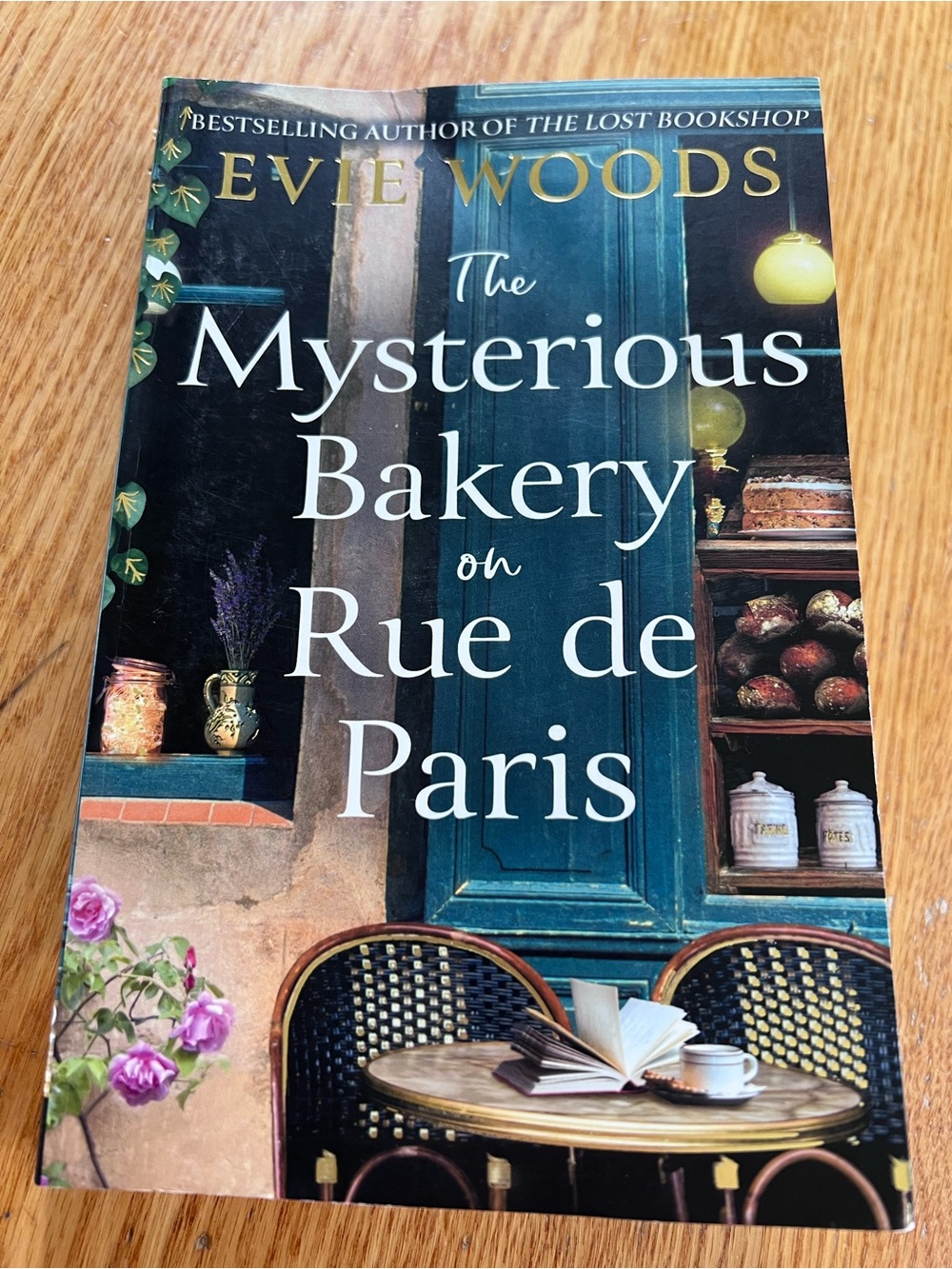 The Mysterious Bakery on Rue de Paris by Evie Woods  paperback book